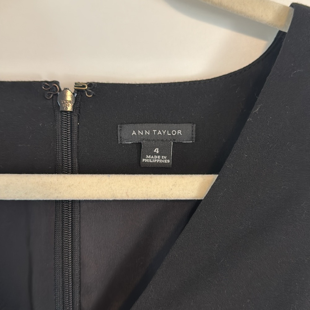 Ann Taylor Classic Black Sheath Dress - Picture 3 of 6